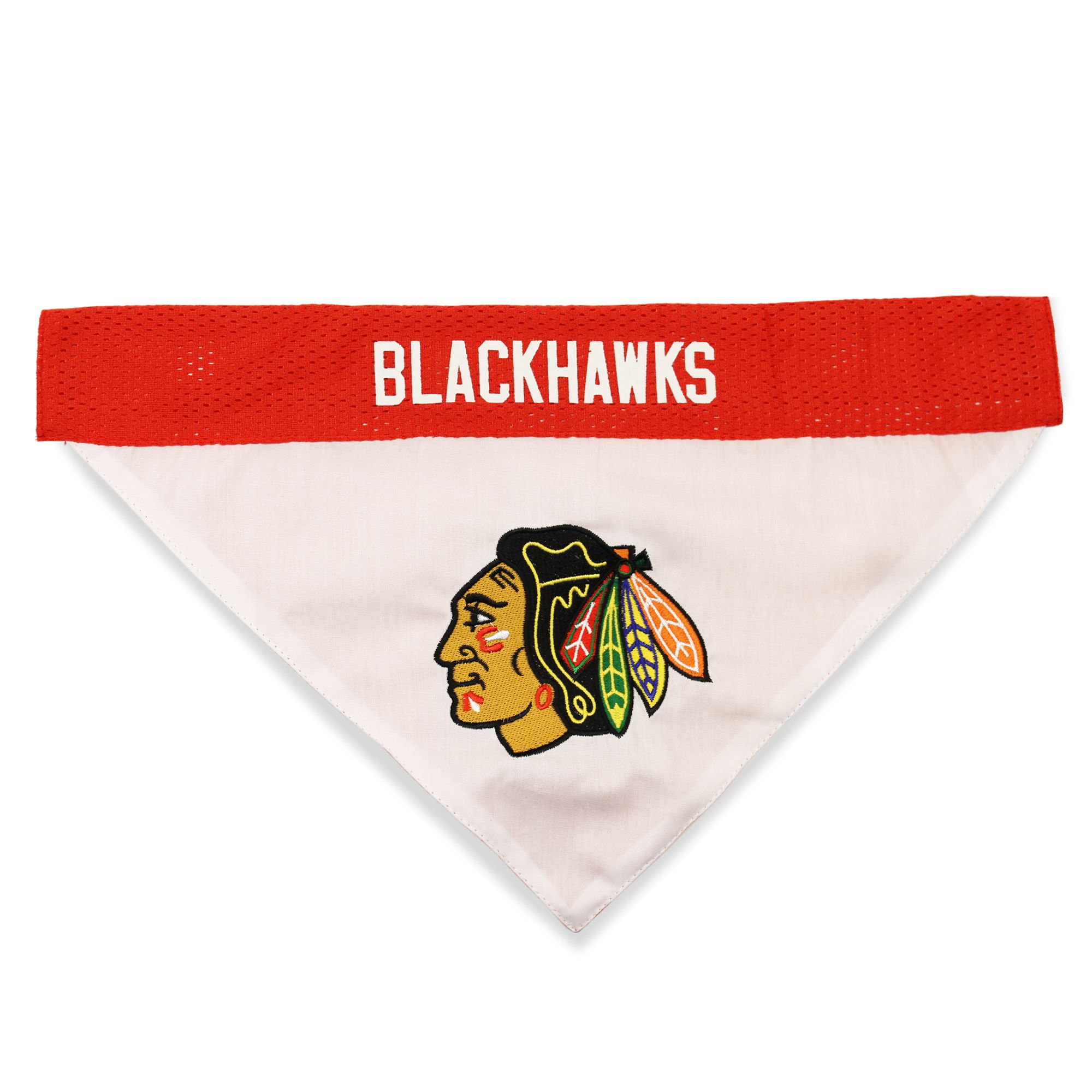 Pets First Chicago Blackhawks Reversible Bandana dog Jerseys & Team