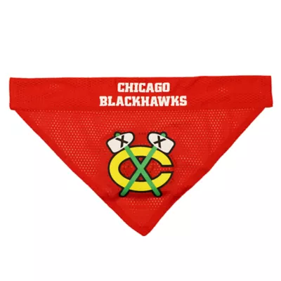 Pets First Chicago Blackhawks Reversible Bandana - Image 2