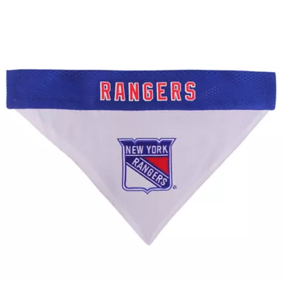 Pets First New York Rangers Reversible Bandana - Image 1