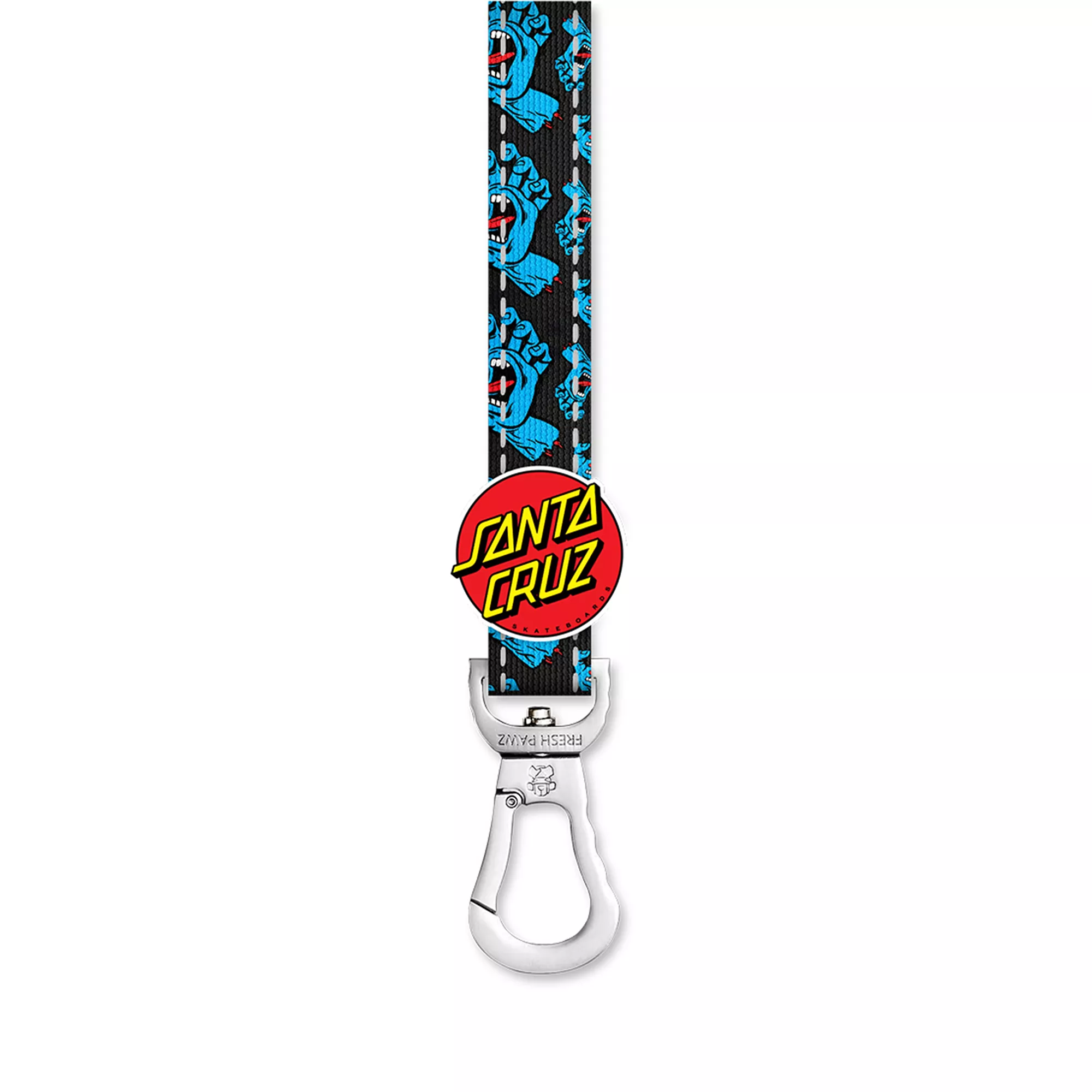 Fresh Pawz Santa Cruz Skateboards Logo Dog Leash 5-ft long