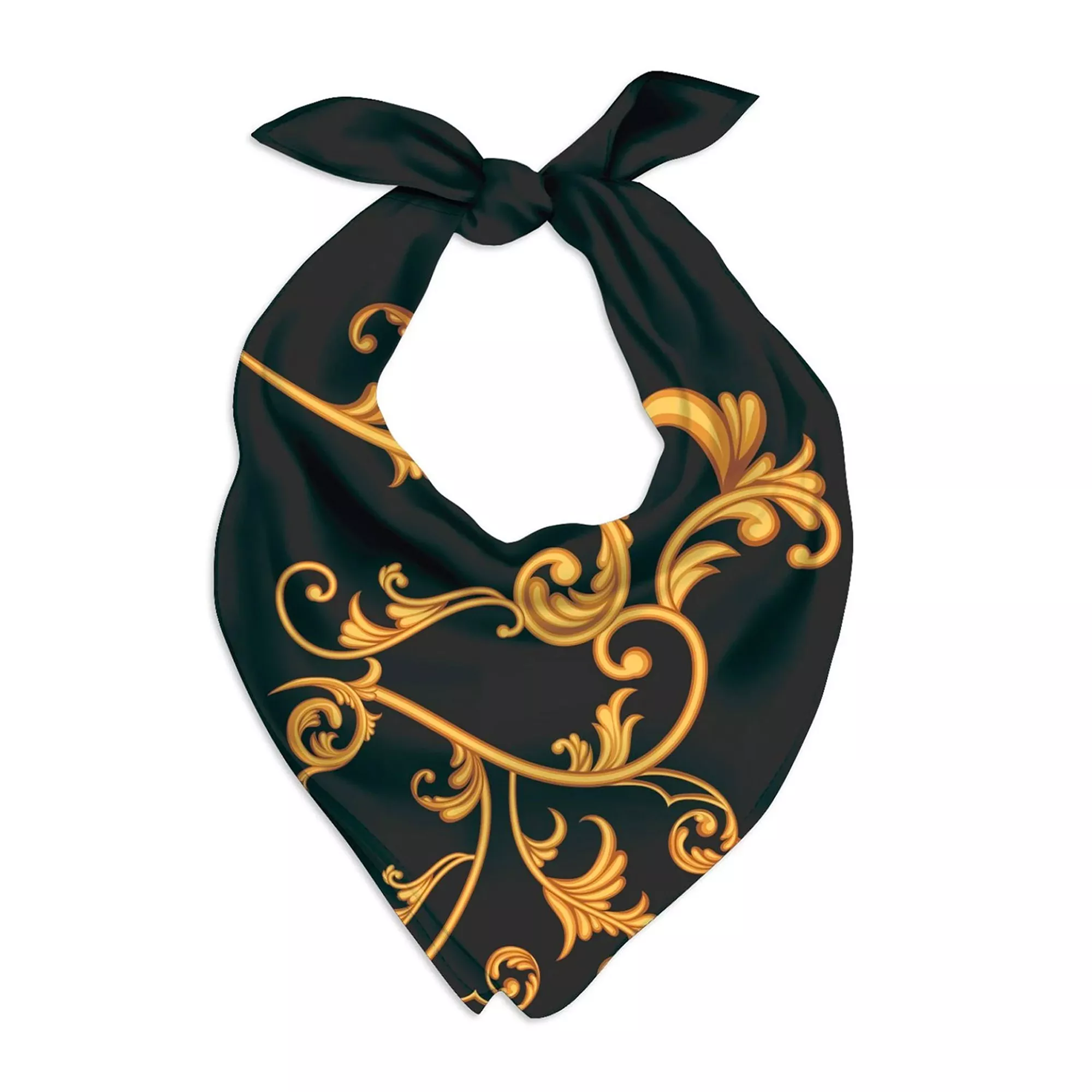 Fresh Pawz Baroque Leaves Cooling Dog Bandanna