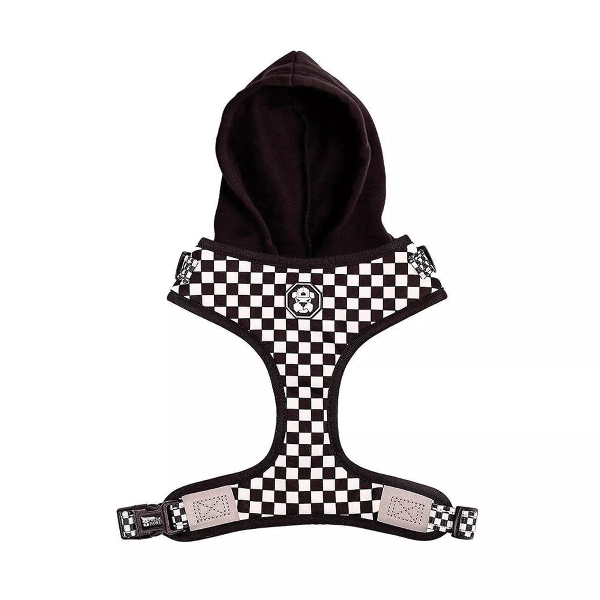 Fresh Pawz Checkerboard Hoodie Dog Harness