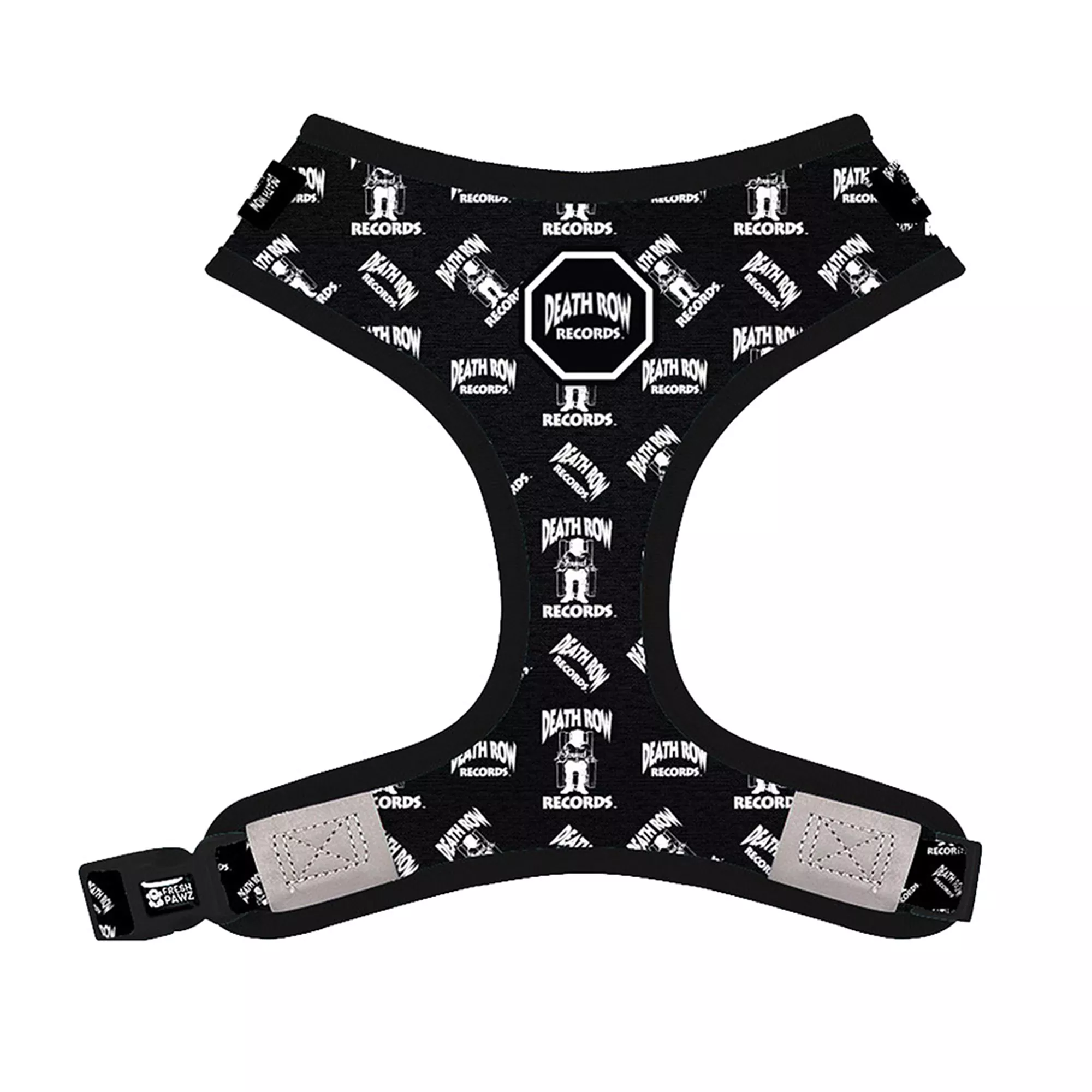 Fresh Pawz Death Row Records Logo Adjustable Mesh Dog Harness