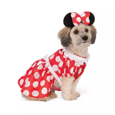 Product Rubie's Pet Shop Halloween Minnie Mouse Dog & Cat Costume with Harness