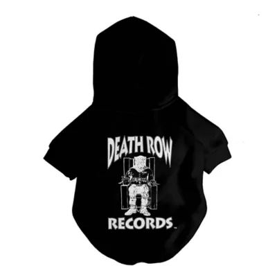 Product Fresh Pawz Death Row Records Classic Logo Dog Hoodie