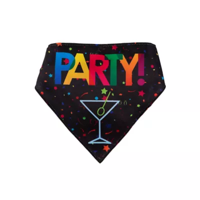Hip Doggie Party Reversible Pet Bandana - Image 1