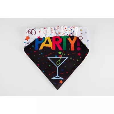 Hip Doggie Party Reversible Pet Bandana - Image 3