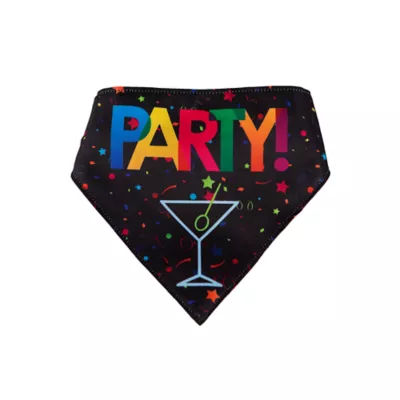 Hip Doggie Party Reversible Pet Bandana - Image 1