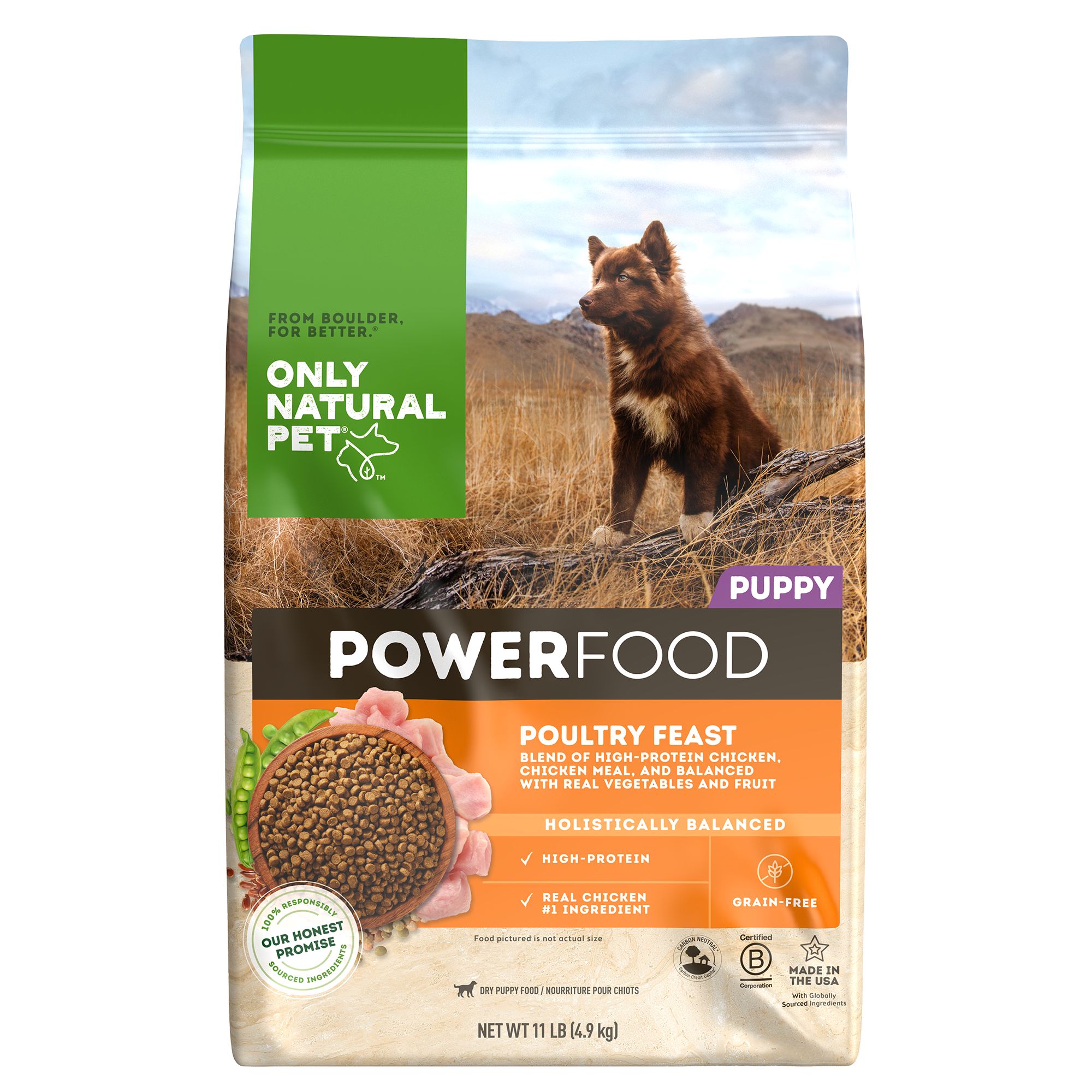 Only natural store puppy power feast