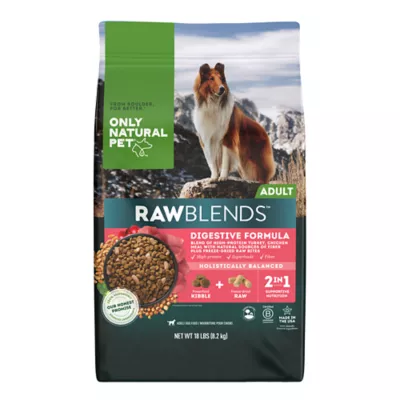 Only Natural Pet® RawBlends Digestion Adult Dry Dog Food - High-Protein, Grain Free, Freeze Dried