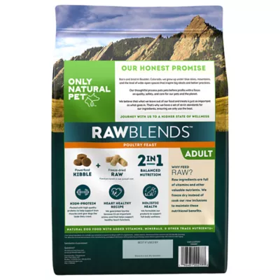 Product Only Natural Pet® RawBlends Adult Dry Dog Food - Poultry, High-Protein, Grain Free, Freeze Dried