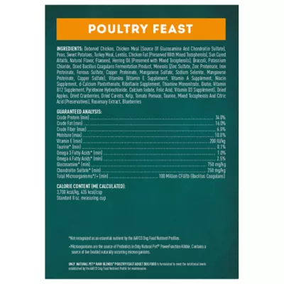 Product Only Natural Pet® RawBlends Adult Dry Dog Food - Poultry, High-Protein, Grain Free, Freeze Dried