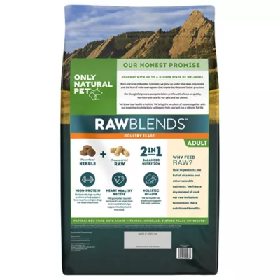 Product Only Natural Pet® RawBlends Adult Dry Dog Food - Poultry, High-Protein, Grain Free, Freeze Dried