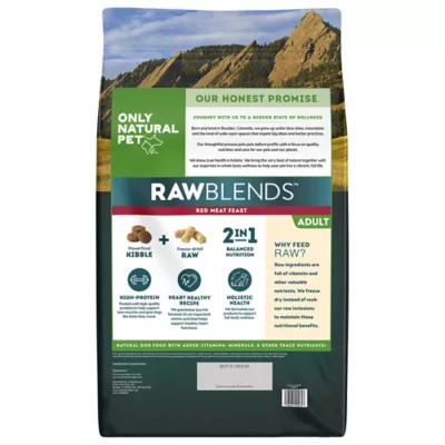 Product Only Natural Pet® RawBlends Adult Dry Dog Food - Red Meat, High-Protein, Grain Free, Freeze Dried