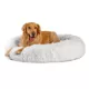 Product Best Friends by Sheri The Original Calming Faux Shag Fur Donut Cuddler Cat & Dog Bed