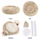 Product Best Friends by Sheri The Original Calming Faux Shag Fur Donut Cuddler Cat & Dog Bed