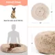 Product Best Friends by Sheri The Original Calming Faux Shag Fur Donut Cuddler Cat & Dog Bed