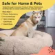Product Best Friends by Sheri The Original Calming Faux Shag Fur Donut Cuddler Cat & Dog Bed