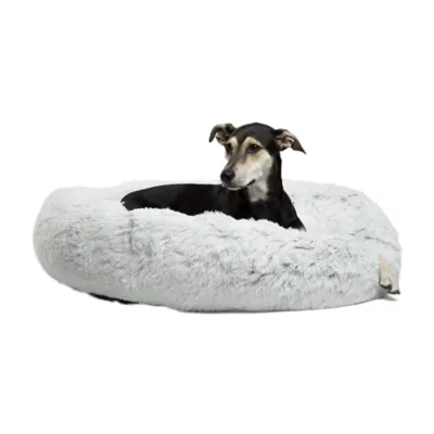 Product Best Friends by Sheri The Original Calming Faux Shag Fur Donut Cuddler Cat & Dog Bed