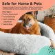 Product Best Friends by Sheri The Original Calming Faux Shag Fur Donut Cuddler Cat & Dog Bed
