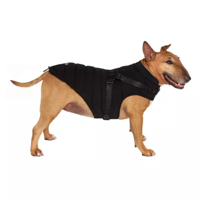 Product Canada Pooch 2-in-1 Dog Harness Puffer Jacket - Black