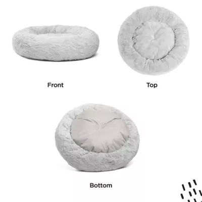 Product Best Friends by Sheri Calming Lux Fur Donut Cuddler Bolster Cat & Dog Bed