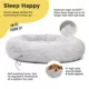 Product Best Friends by Sheri Calming Lux Fur Donut Cuddler Bolster Cat & Dog Bed