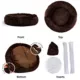 Product Best Friends by Sheri The Original Calming Faux Shag Fur Donut Cuddler Cat & Dog Bed