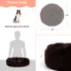 Product Best Friends by Sheri The Original Calming Faux Shag Fur Donut Cuddler Cat & Dog Bed