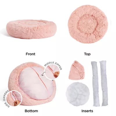 Product Best Friends by Sheri The Original Calming Faux Shag Fur Donut Cuddler Cat & Dog Bed