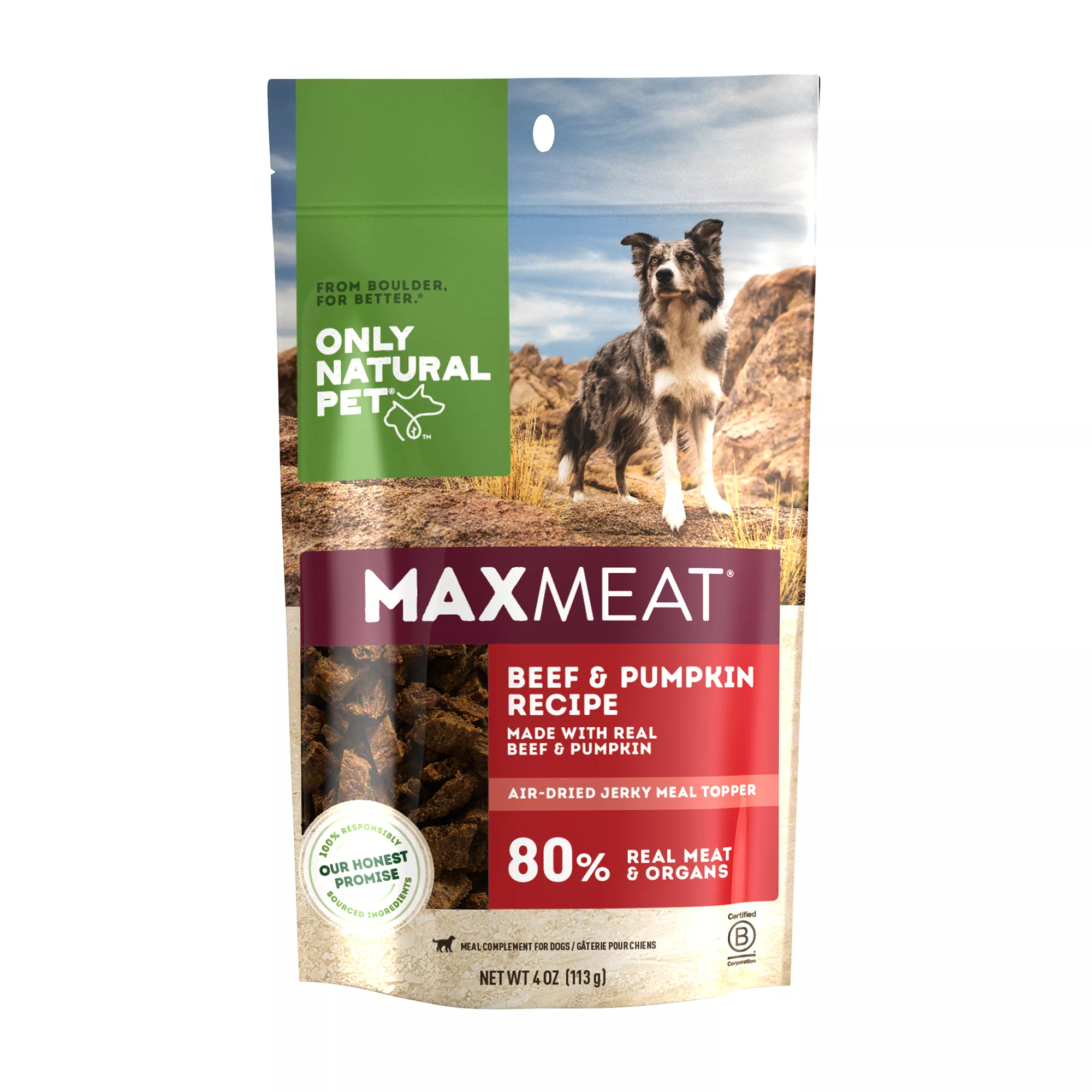 Only Natural Pet® MaxMeat All Life Stage Dog Meal Topper - 4 Oz.,