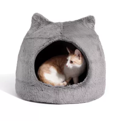 Product Best Friends by Sheri Meow Hut Covered Dog & Cat Bed