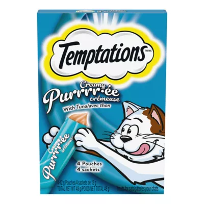 Product Temptations Creamy Puree Tuna Lickable Cat Treats