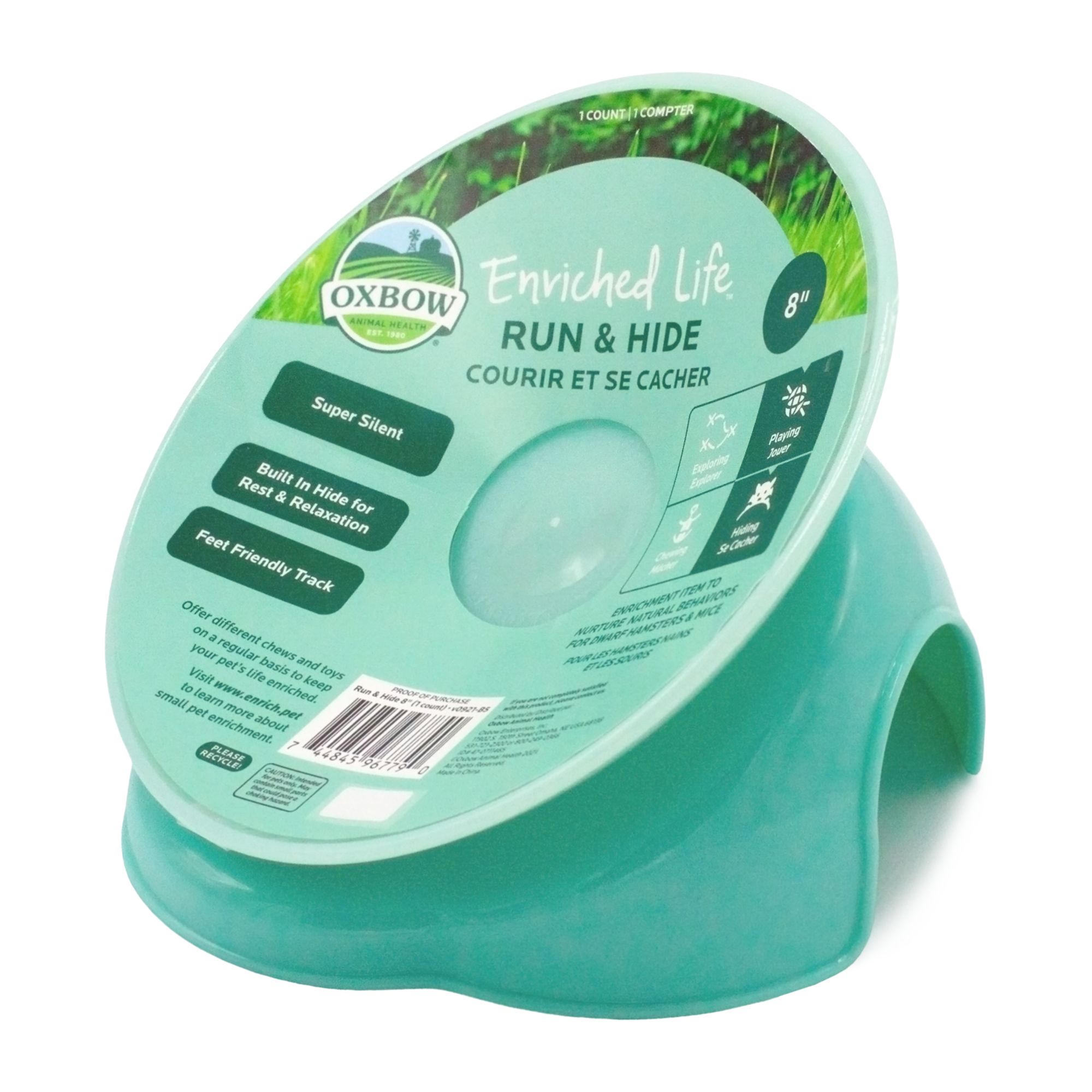 Oxbow Enriched Life Small Pet Run & Hide Exercise Wheel