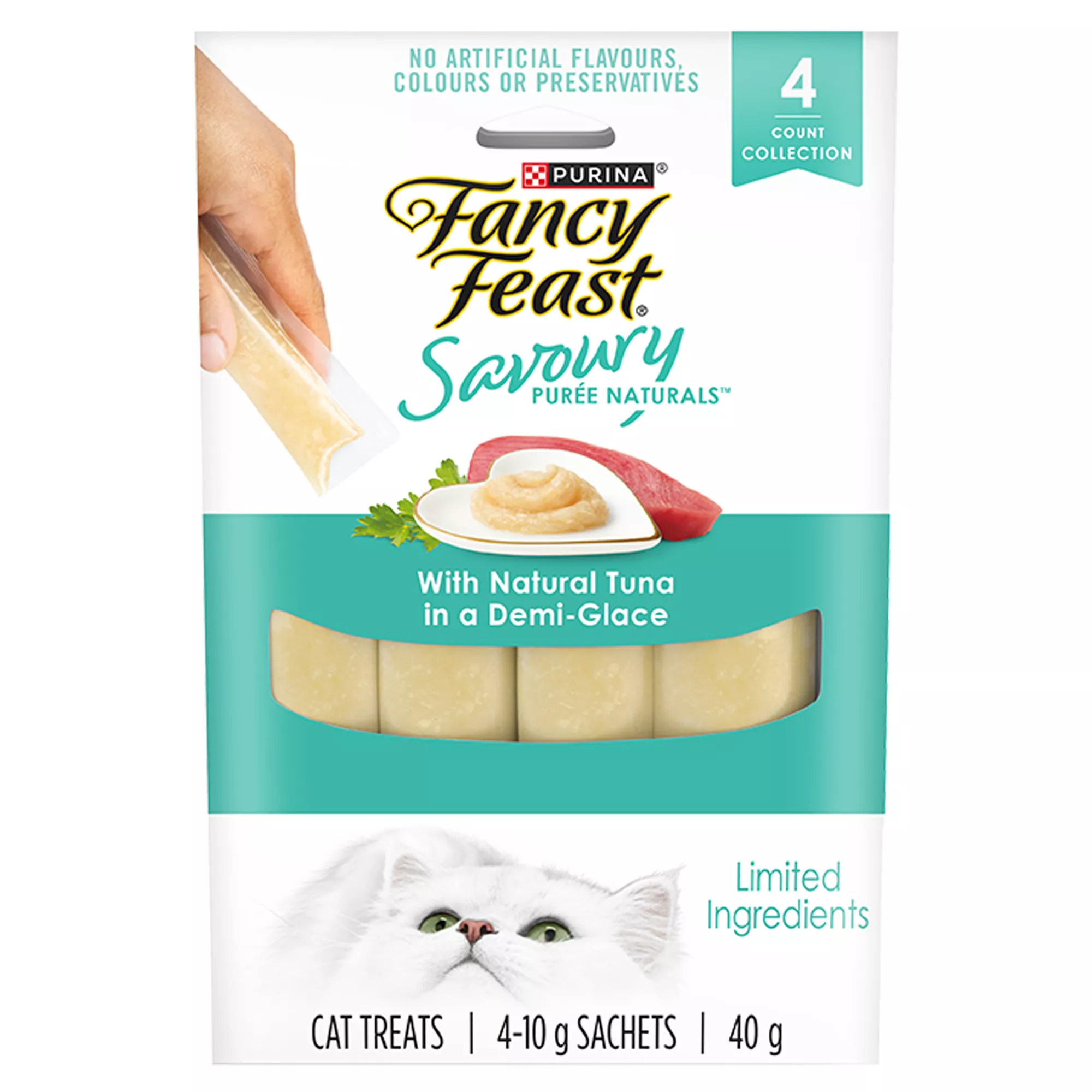 Fancy Feast® Savoury Purée Naturals Cat Treats