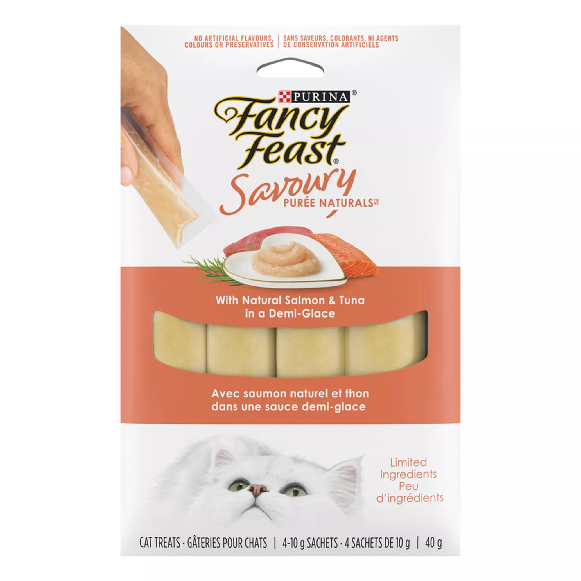 Fancy Feast® Savoury Purée Naturals Cat Treats