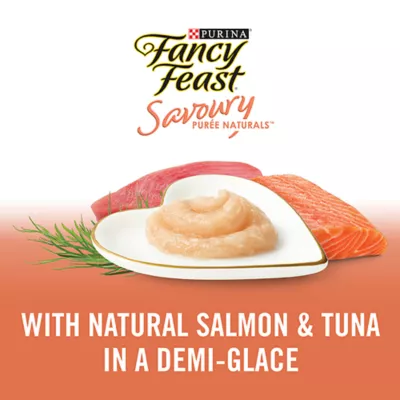 Fancy Feast Cat Treats - Savoury Purée Naturals, 10g x 4 - Image 6