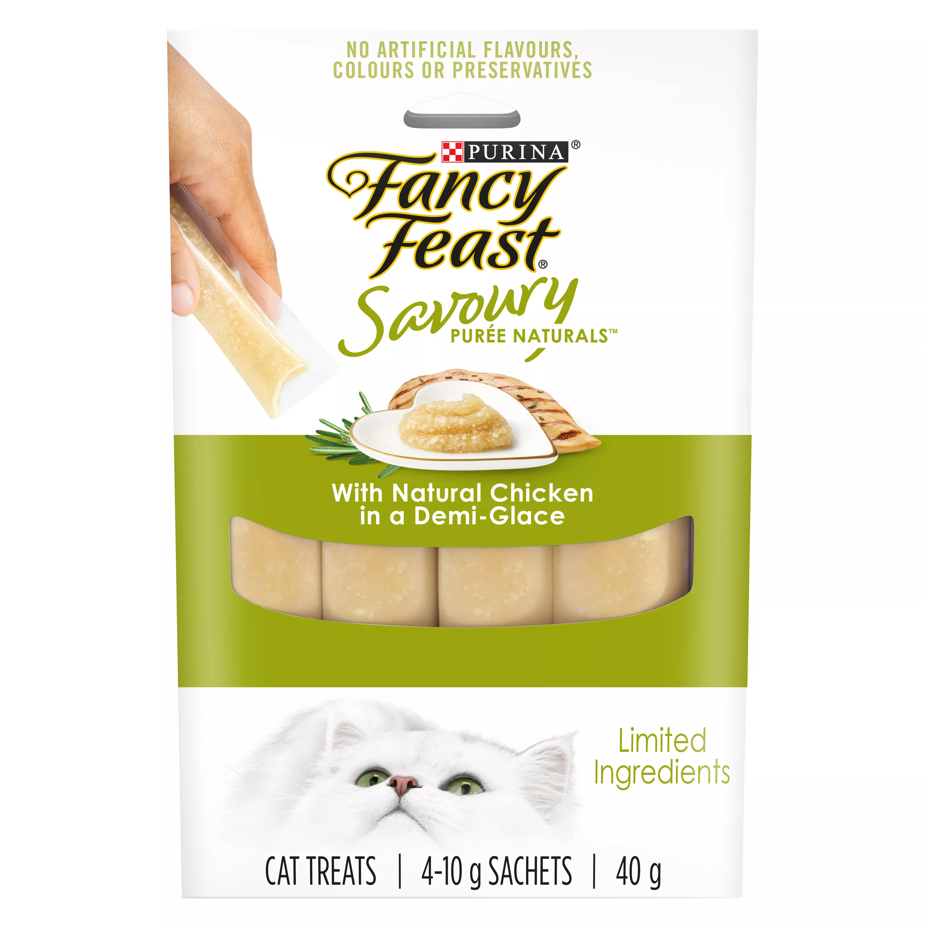 Fancy Feast® Savoury Purée Naturals Cat Treats