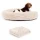 Product Best Friends by Sheri Donut Lux Bed & Throw Blanket 2 Piece Cat and Dog Bundle Set