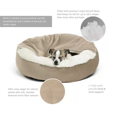 Product Best Friends by Sheri Cozy Cuddler Covered Cat & Dog Bed