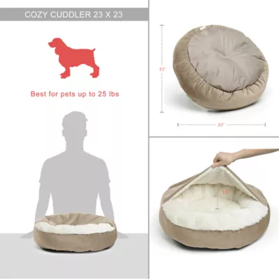 Product Best Friends by Sheri Cozy Cuddler Covered Cat & Dog Bed