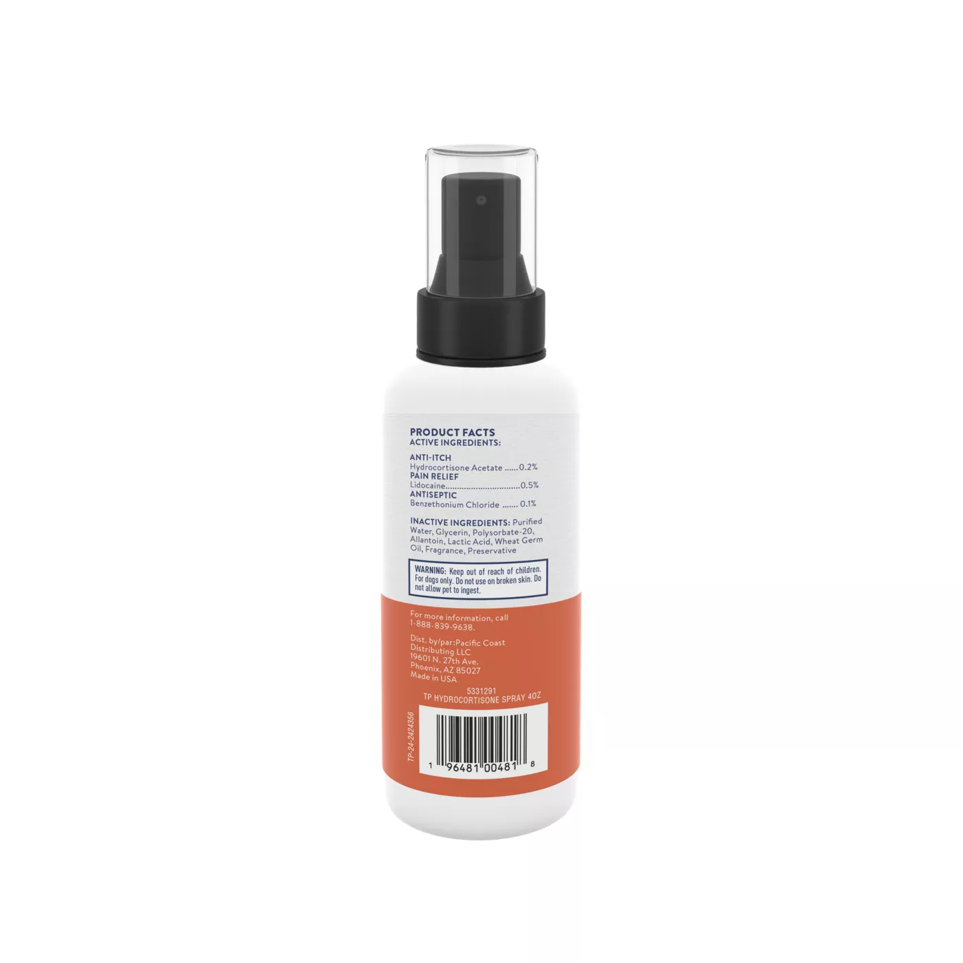 Dog MX Hydrocortisone Spray