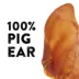 Dentley's® Nature's Chews Full Pig Ear Dog Chew image thumbnail 4