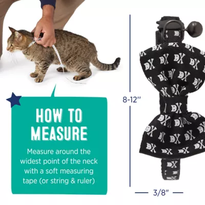 Product Whisker City® Crossbones Bow Tie Easy Release Kitten & Cat Collar