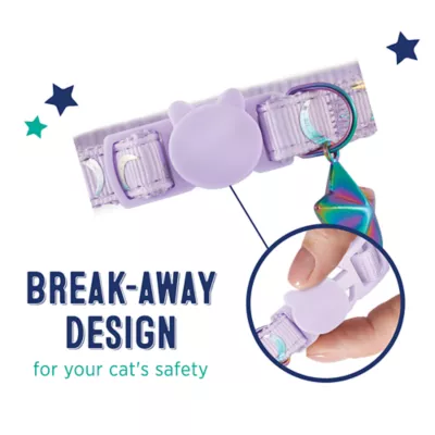 Product Whisker City® Purple Moon Easy Release Kitten & Cat Collar