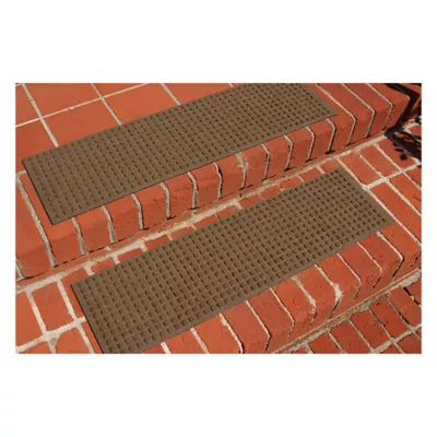 Product Bungalow Flooring WaterHog Squares Stair Tread, 4 Count