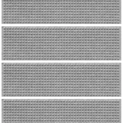 Bungalow Flooring WaterHog Squares Stair Tread, 4 Count - Image 1