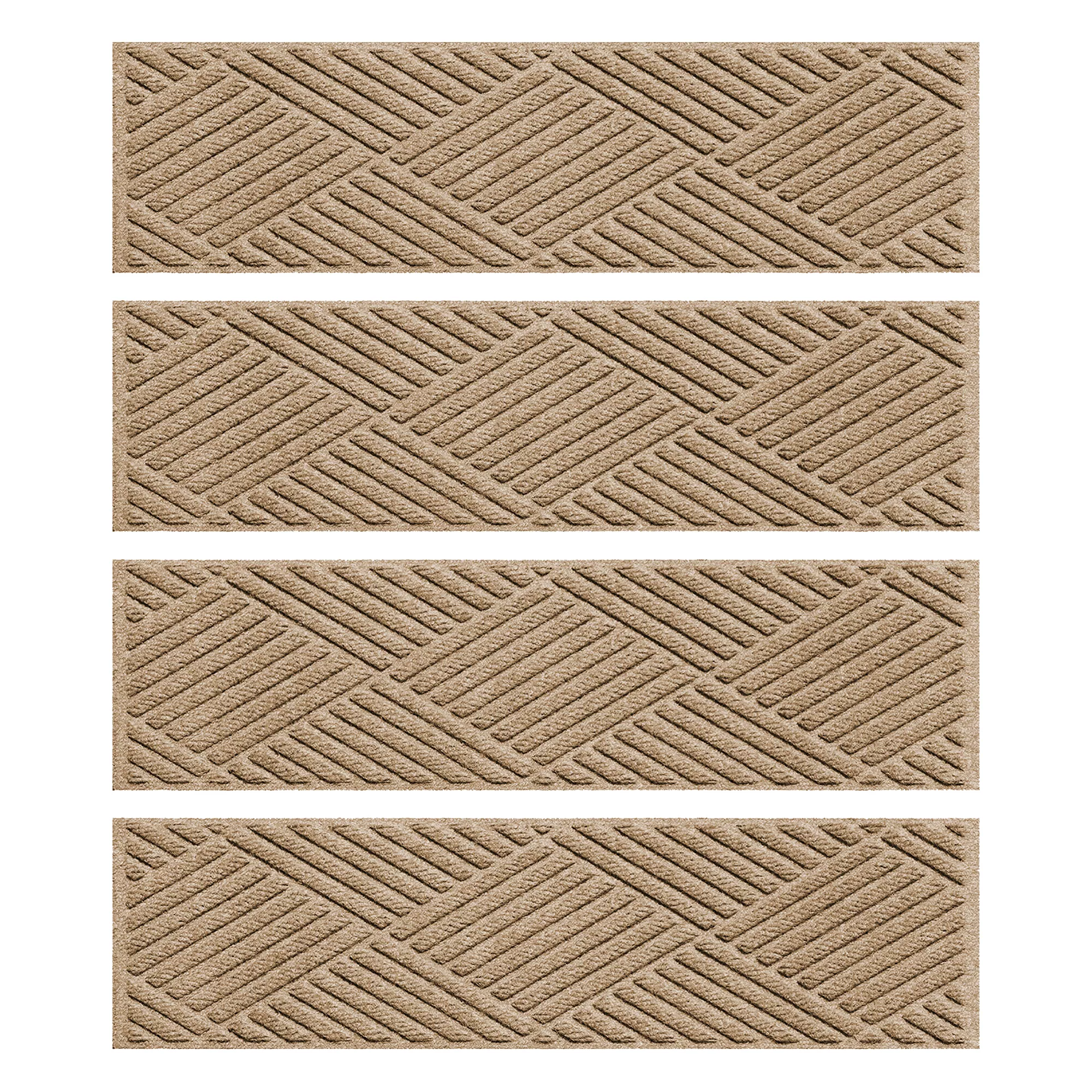 Bungalow Flooring WaterHog Diamonds Stair Tread, 4 Count