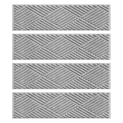 Product Bungalow Flooring WaterHog Diamonds Stair Tread, 4 Count