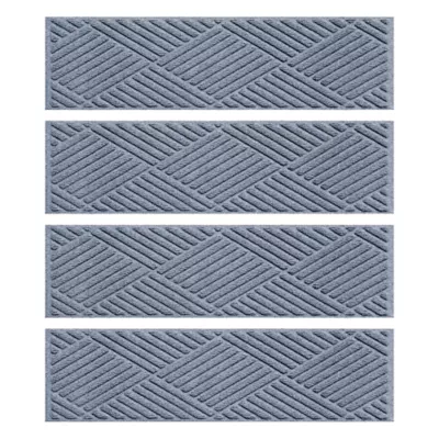 Product Bungalow Flooring WaterHog Diamonds Stair Tread, 4 Count